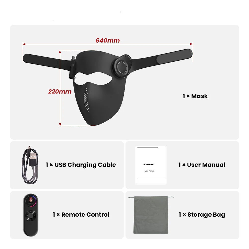 Lunare Red Light Therapy Mask